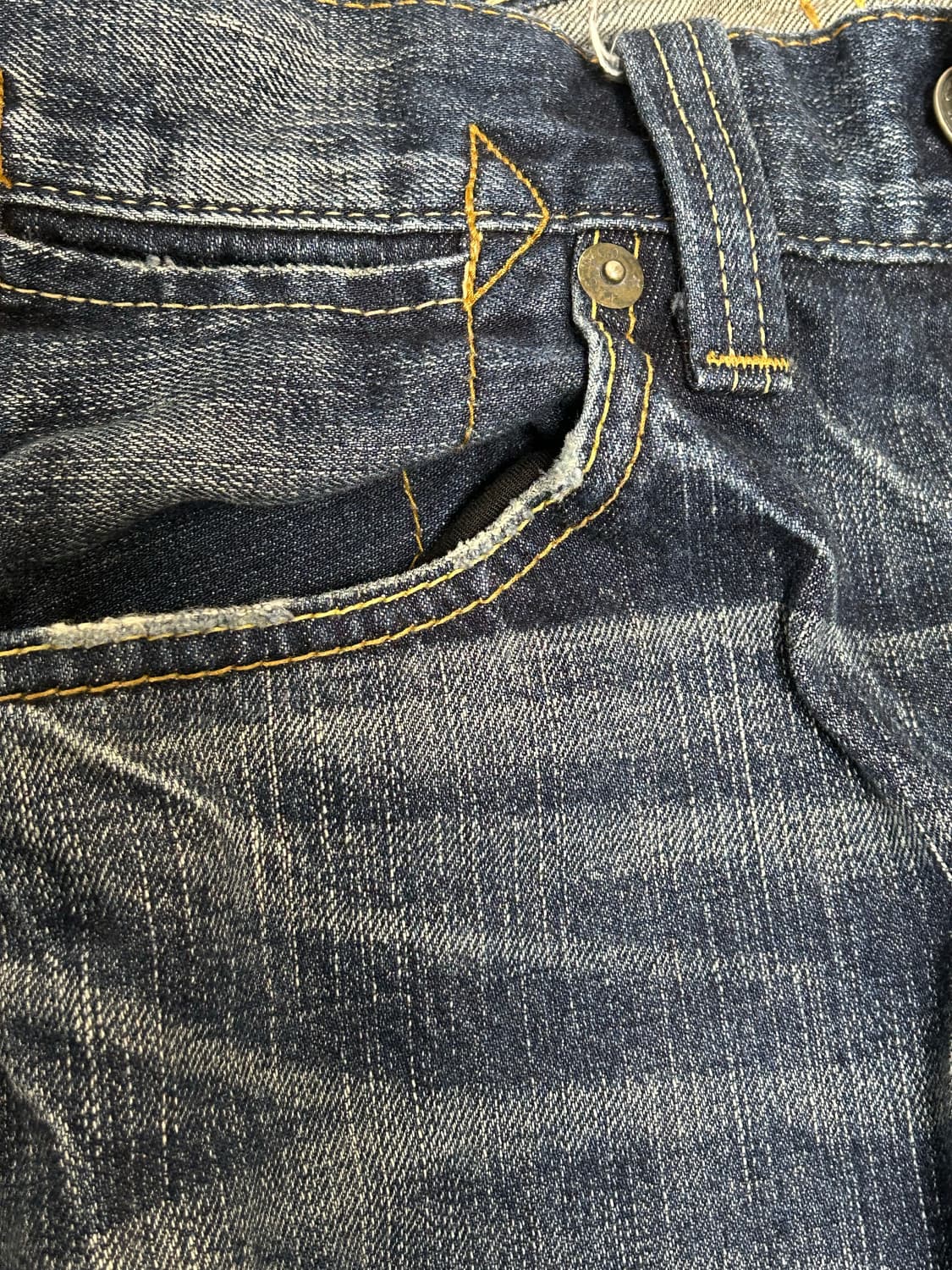 리바이스 503 재팬 블랙 워싱 데님팬츠 W32 L32 상품이미지5