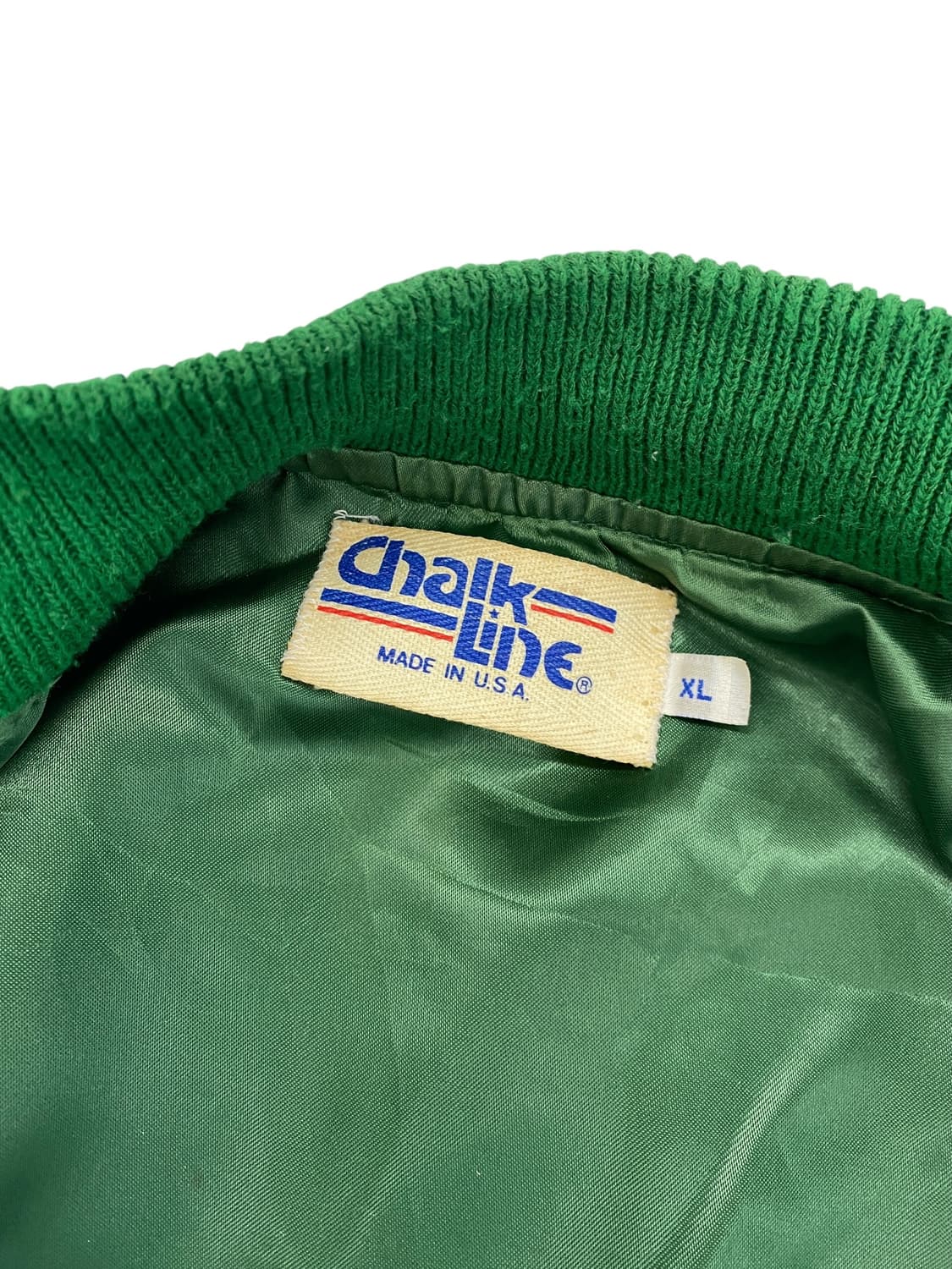 80's Chalk Line 오클랜드 A's 바시티 자켓 상품이미지9