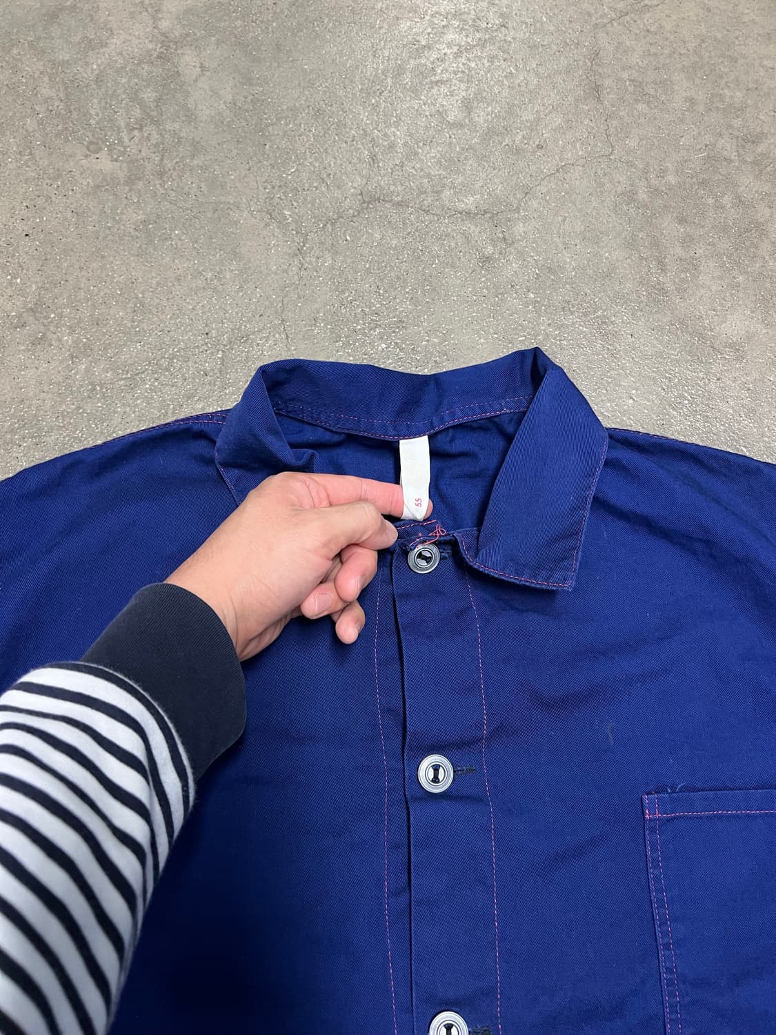 OLD VINTAGE FRENCH RED STITCH 빈티지프렌치워크자켓 상품이미지6