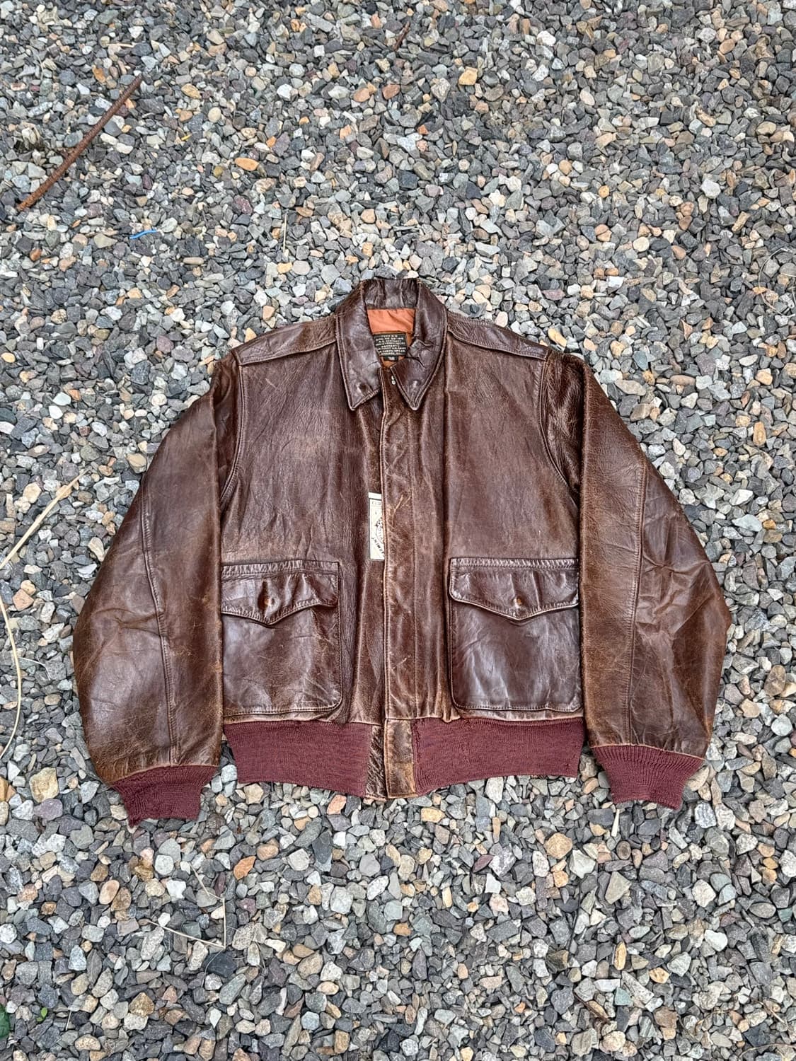 40s USAAF A-2 Flight Jacket (38) 상품이미지1