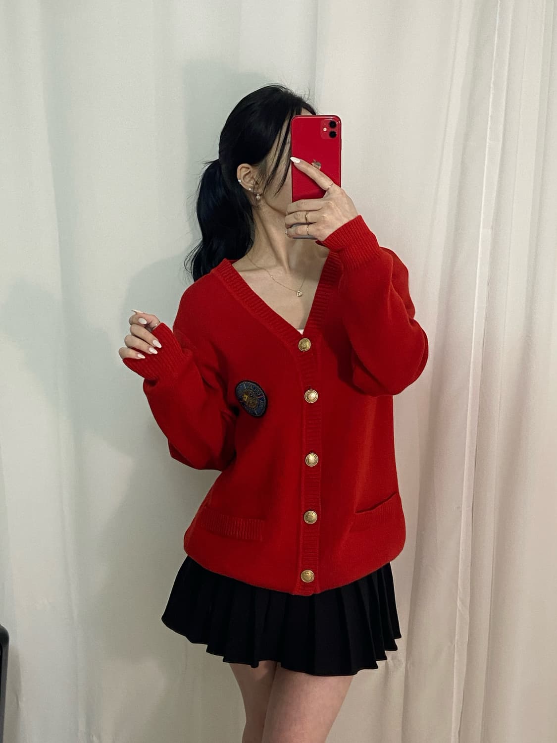 셀린느 빅로고 금장 가디건 상품이미지1