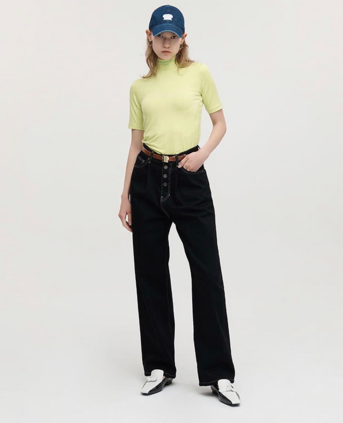 YCH 자수 데님 베이스볼 캡 상품이미지7