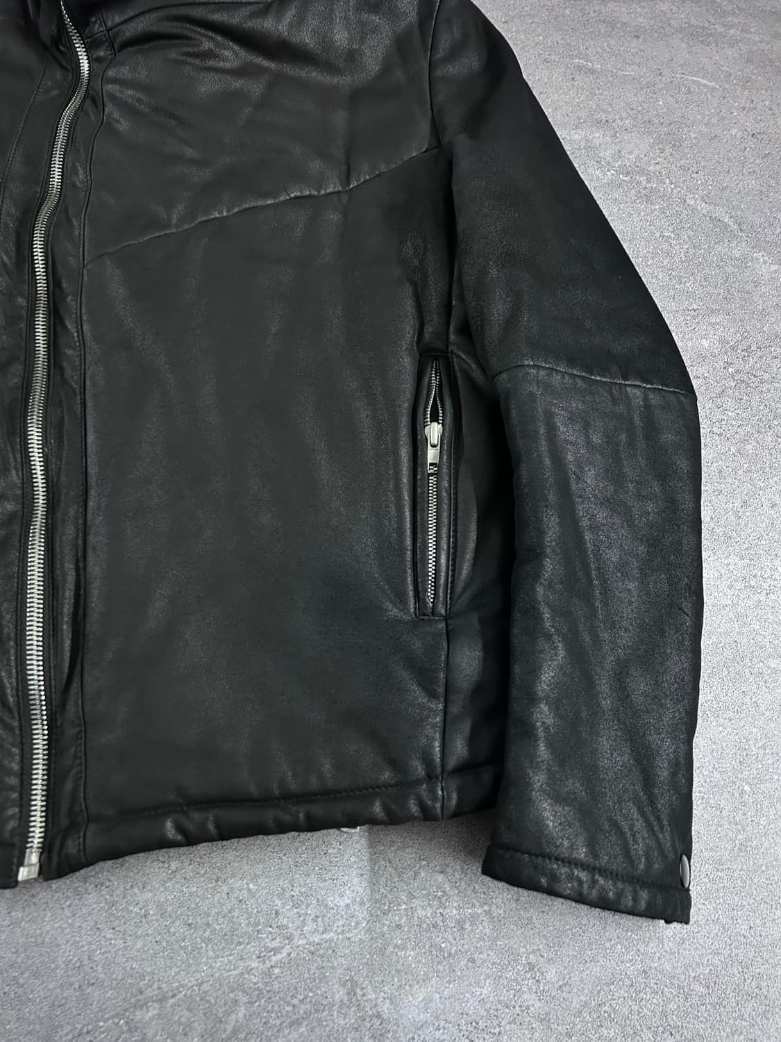 시스템 옴므 시어링 하이넥 자켓 상품이미지5