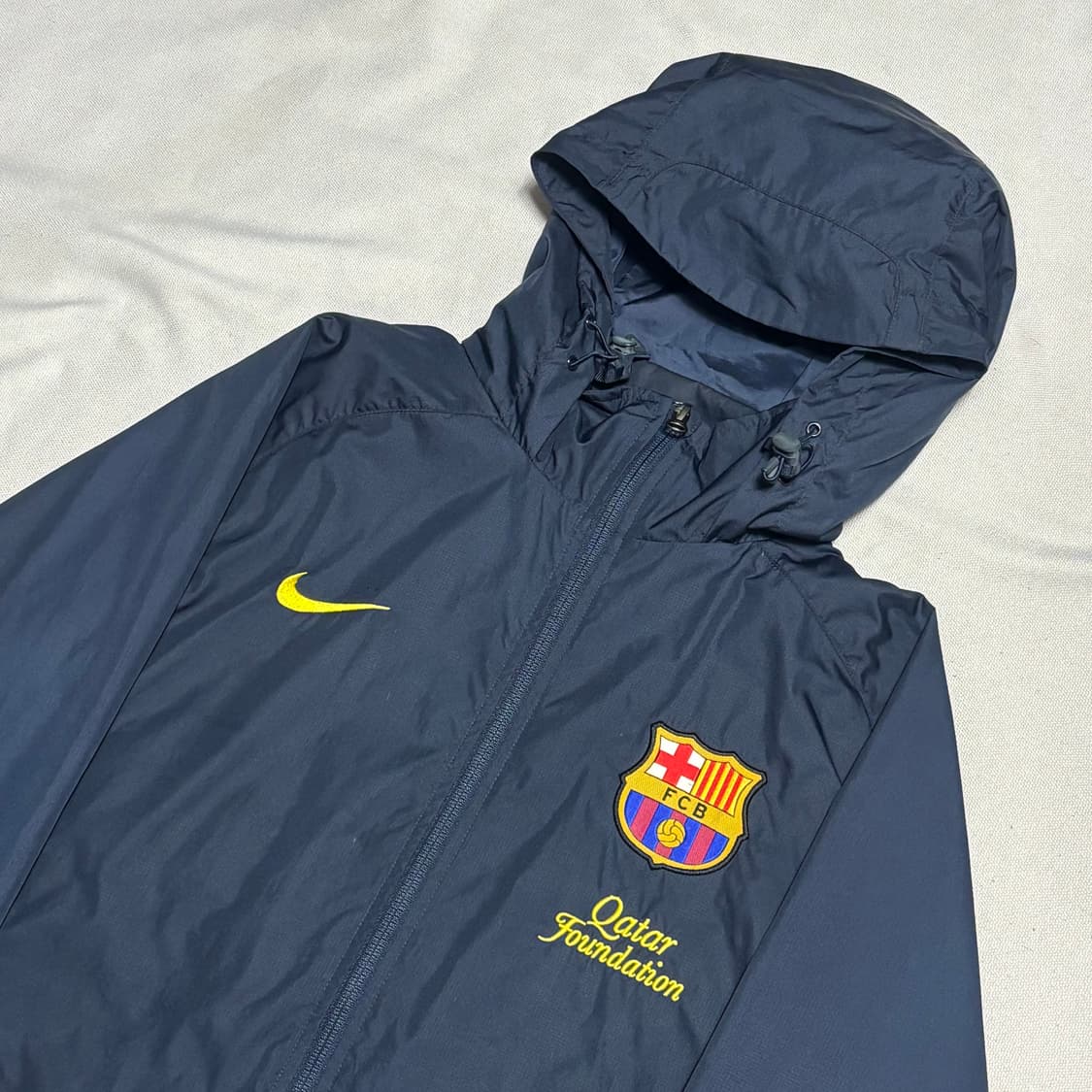 S 나이키 바르셀로나 스톰핏 네이비 후드 바람막이 상품이미지1