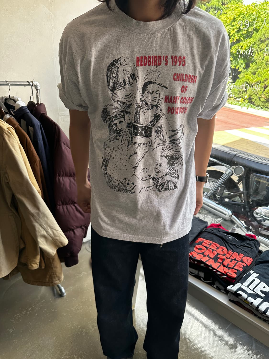 Hanes 헤인즈 1995 프린팅 스웻셔츠 상품이미지1