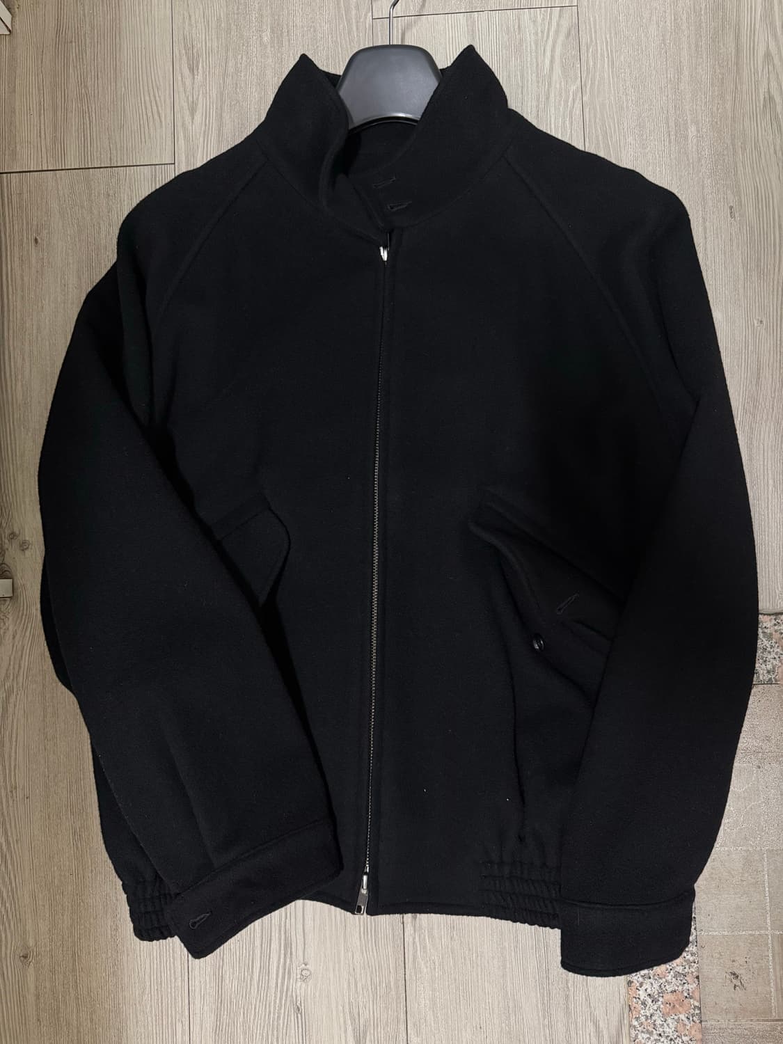 토마스모어 울 해링턴 자켓 블랙 L 상품이미지2