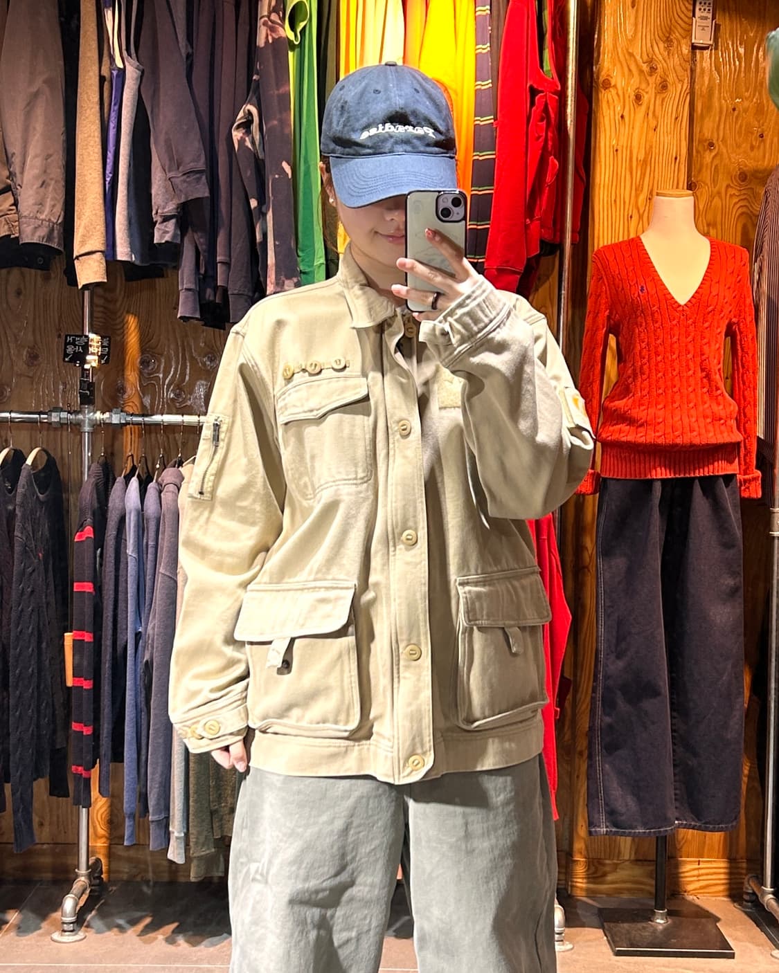 L 아디다스 헤비코튼 멀티포켓 필드 워크자켓 상품이미지1