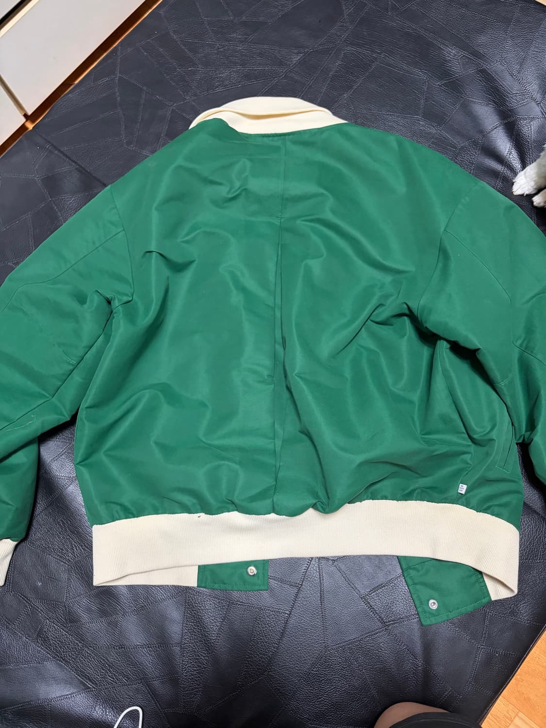 아디다스 그린 바시티 자켓 상품이미지2