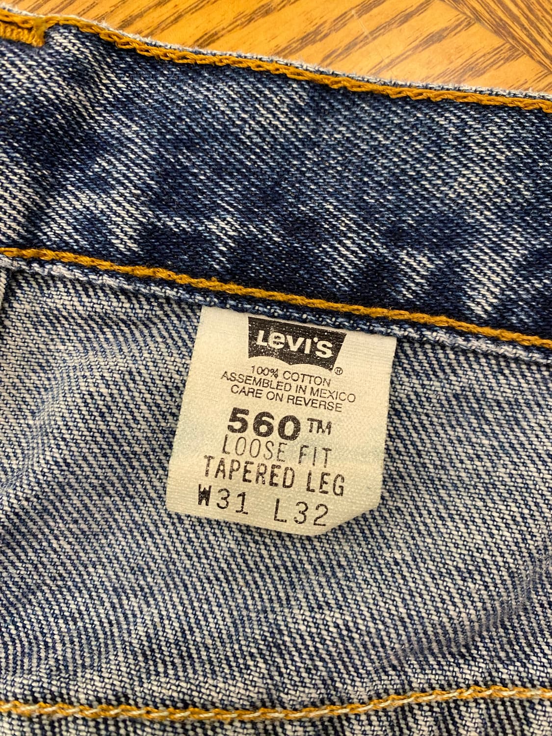 (31inch) 90s 빈티지 리바이스 560 진청 상품이미지9