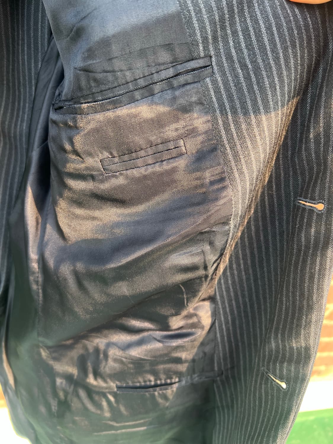 [ITALY MADE] 캘빈클라인 컬렉션 핀스트라이프 버진울 셋업 상품이미지3