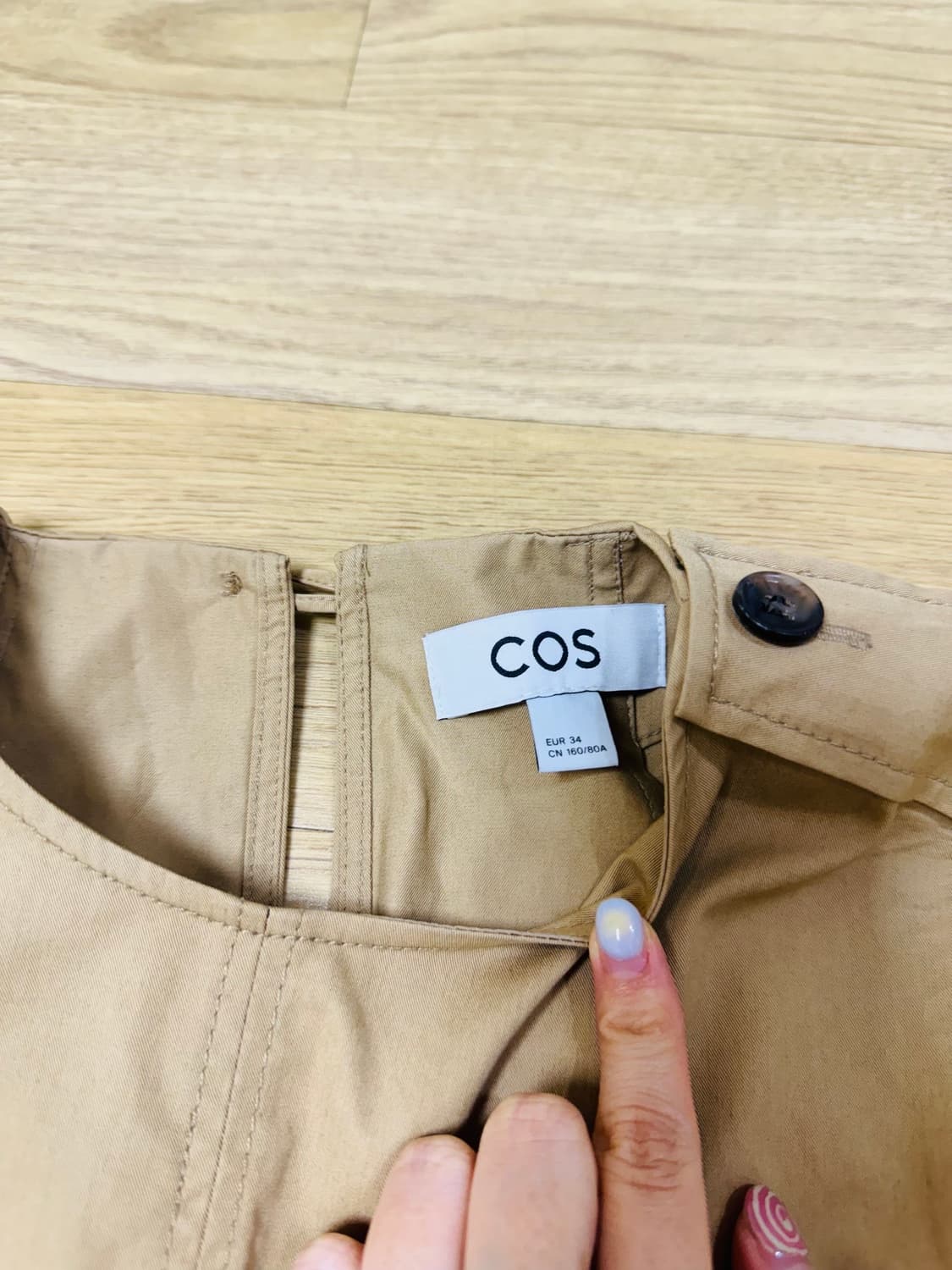 cos 코스 에이라인 유틸리티 미니 원피스 EU34 상품이미지6