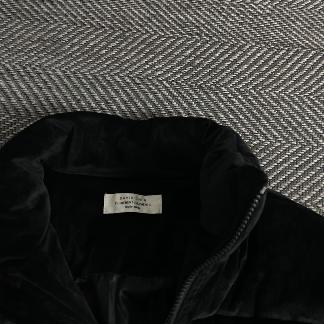 DAVID CEHN 빈티지 벨벳 푸퍼 패딩y 2982 상품이미지6