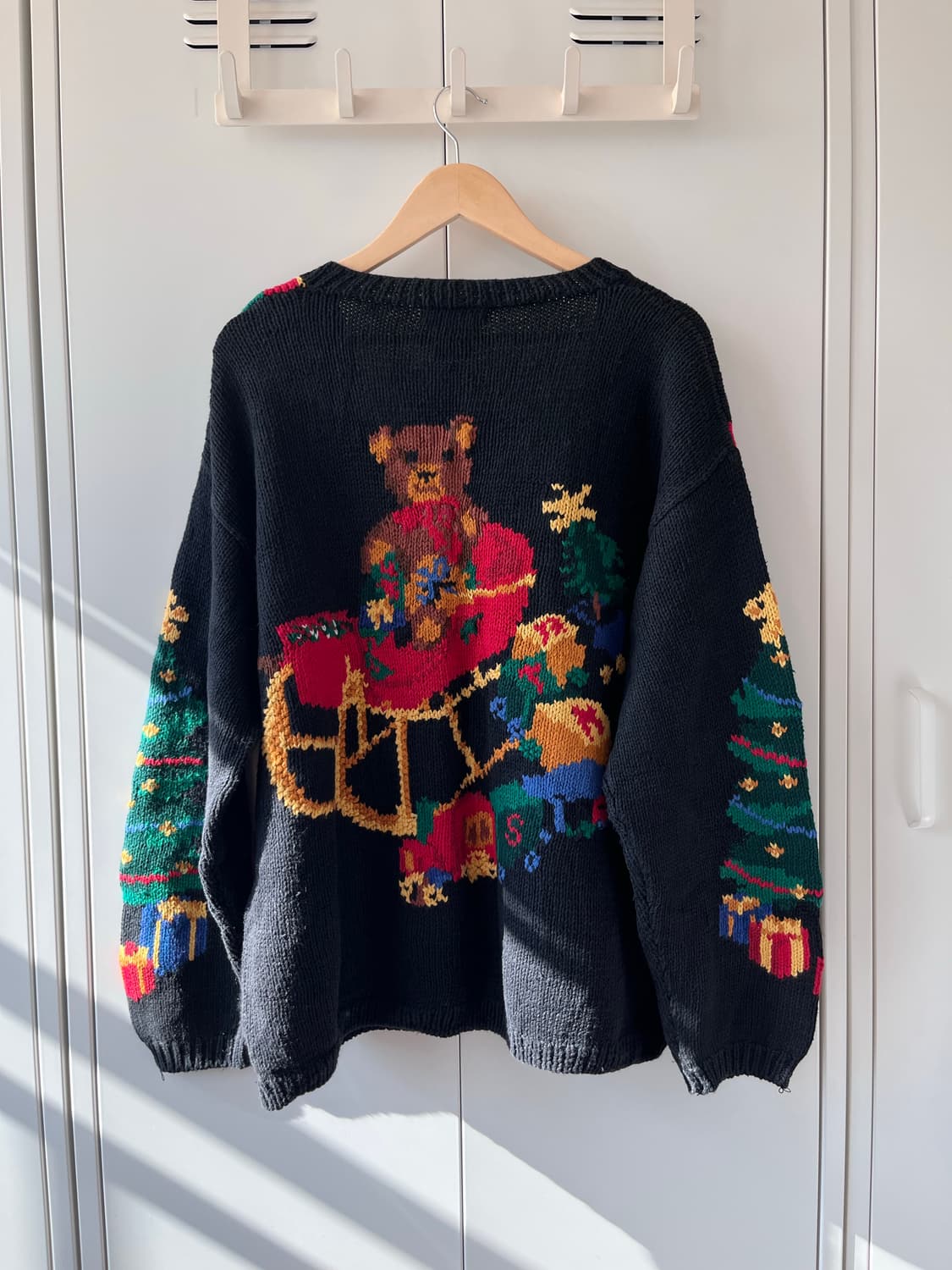 For the eagles eye 크리스마스 곰인형 니트 가디건  상품이미지8