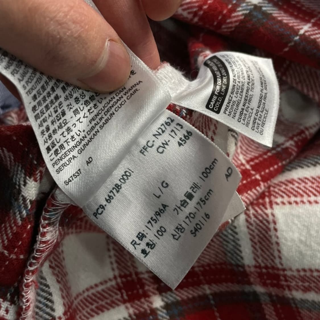 100 리바이스 웨스턴 플란넬 셔츠  상품이미지4