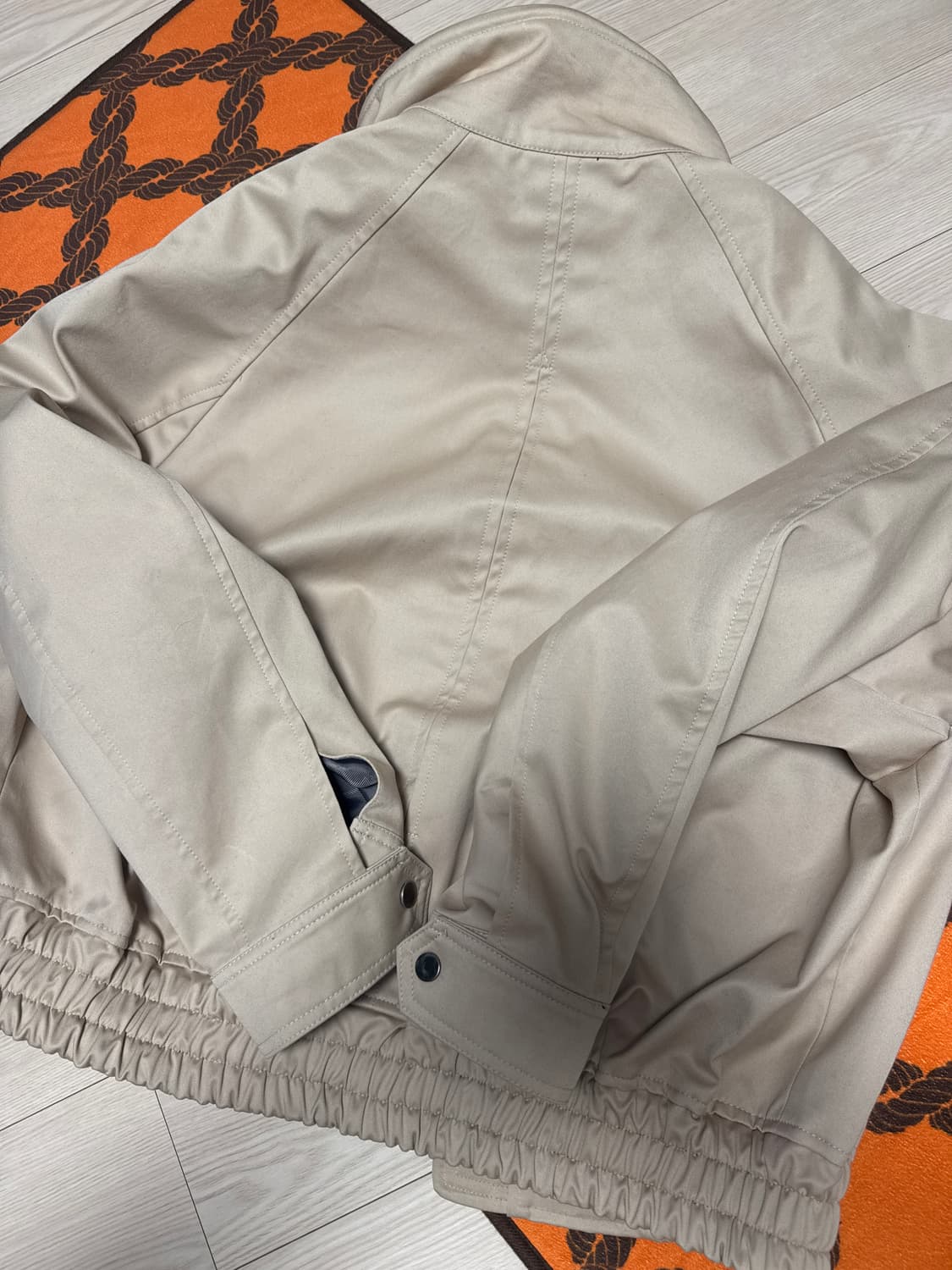 LMOOD 베이지 자켓 블루종 상품이미지7