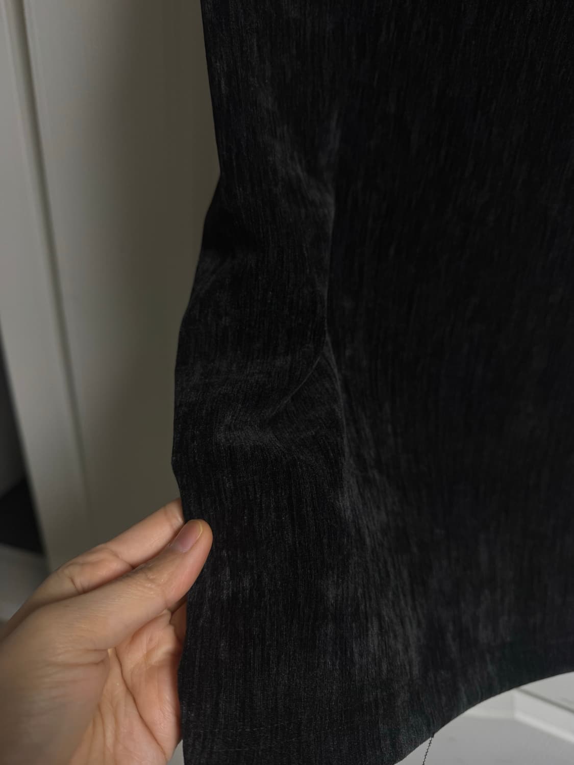 thekimo 더키모 Lynn 린 벨벳 롱스커트 블랙 새상품 상품이미지7