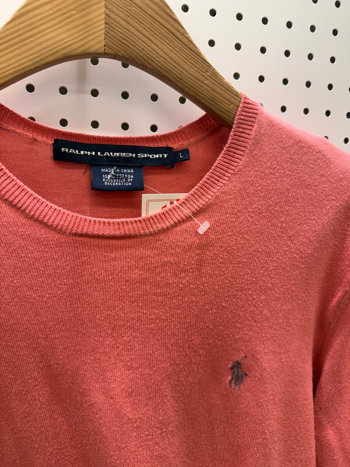 폴로 랄프로렌 핑크 포니 니트 U565 상품이미지4
