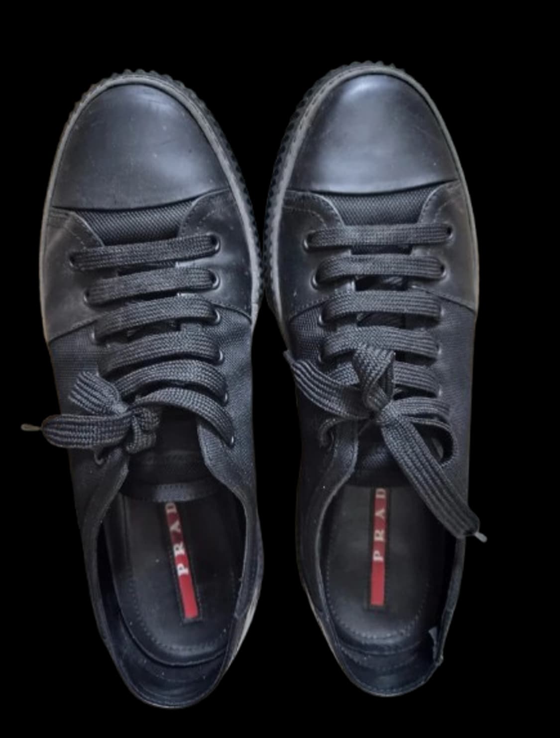 [270] 프라다 스포츠 스트라투스 레더 메쉬 스니커즈 로퍼 상품이미지2