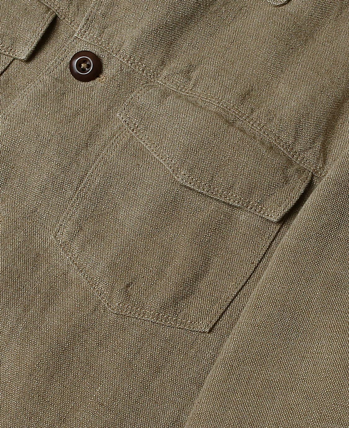 몬테도로 [Montedoro] 리노 린넨 이태리 슬로웨어 트러커 자켓 상품이미지3