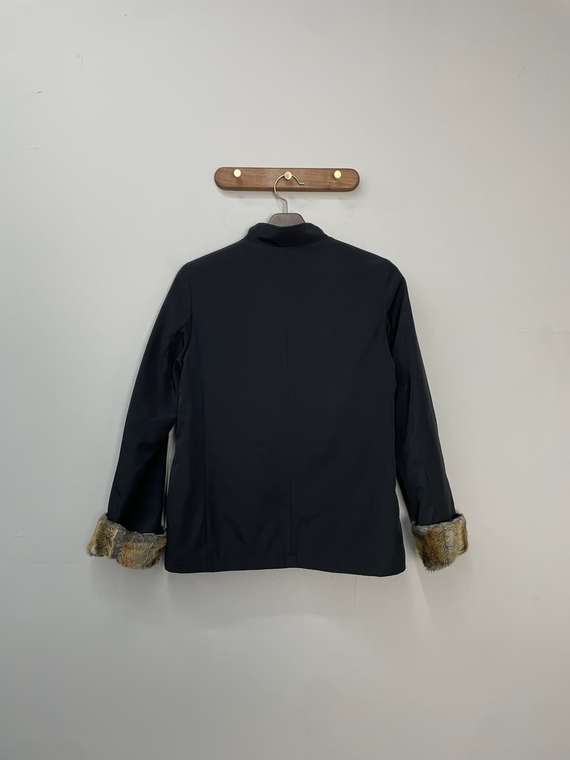 발렌시아가 퍼 블랙 집업 자켓 H1406 상품이미지5