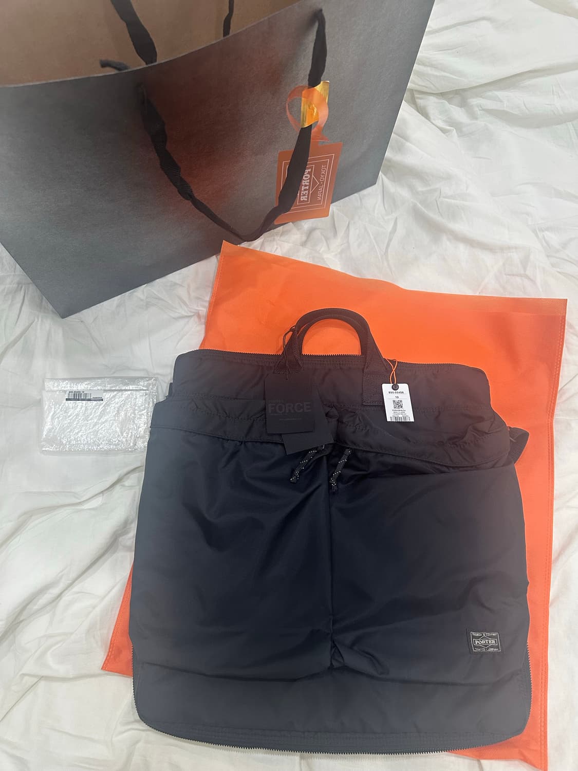 포터 요시다 투웨이 헬멧 2Way Helmet 나일론 쉘 토트백 블랙 8 상품이미지3