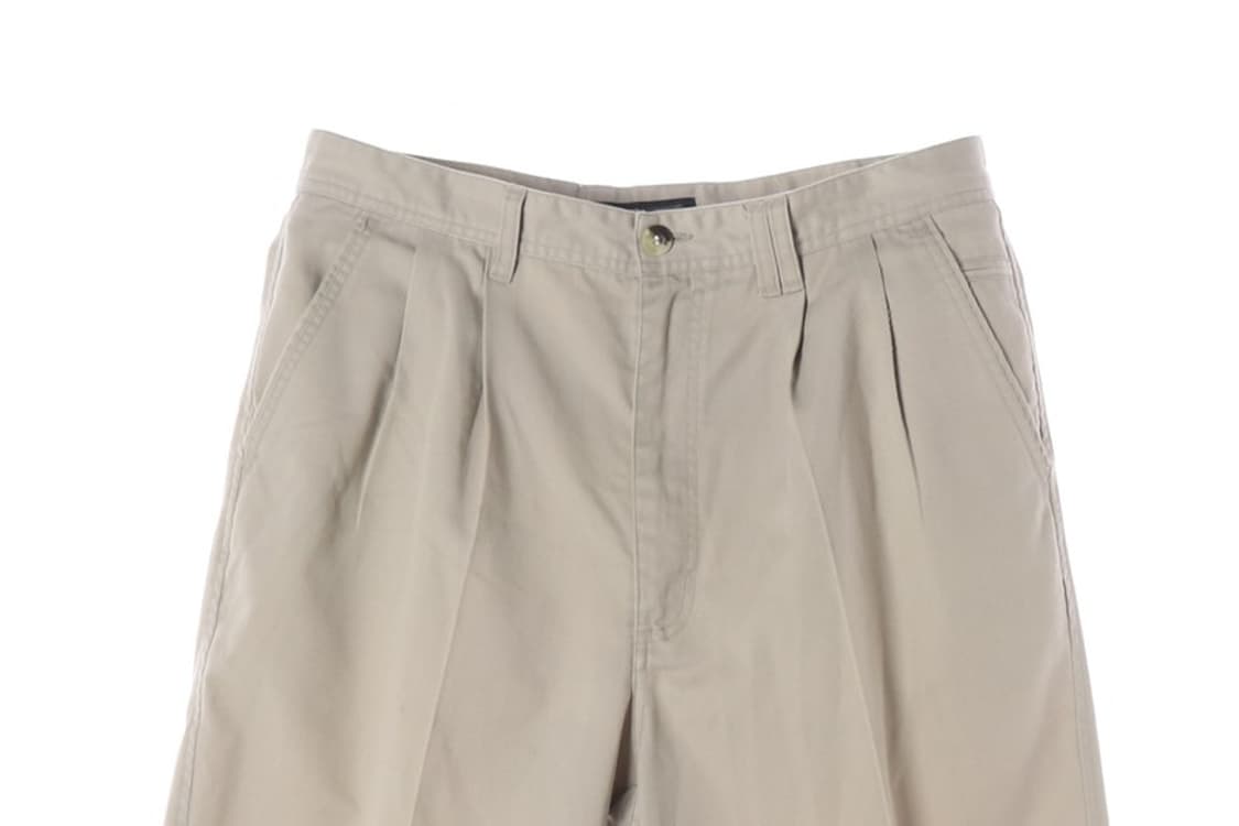 미치코런던 투턱 베이지 치노 하프 팬츠 34 상품이미지3