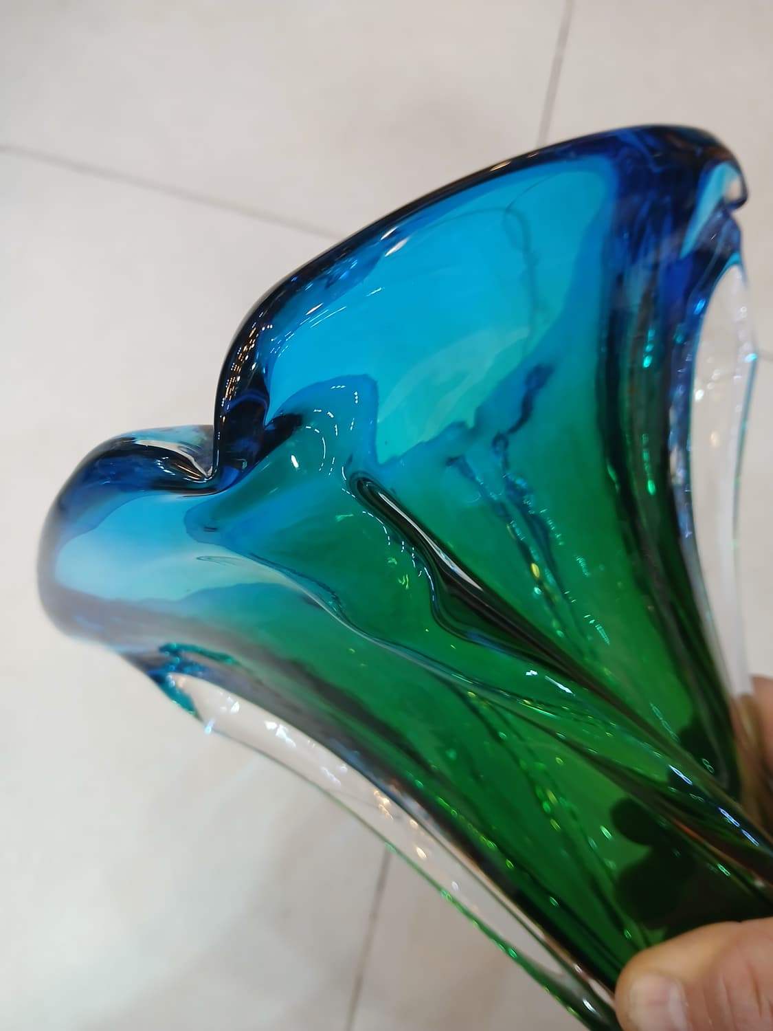 빈티지 일본 마루티 글라스 화병 상품이미지2