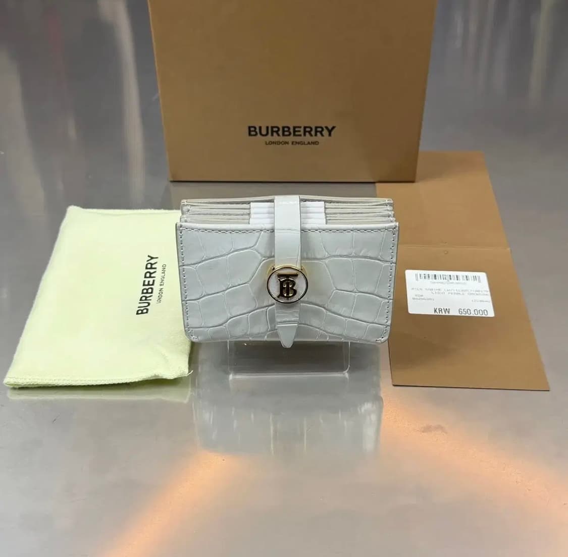 버버리 TB 아코디언 카드지갑 상품이미지1