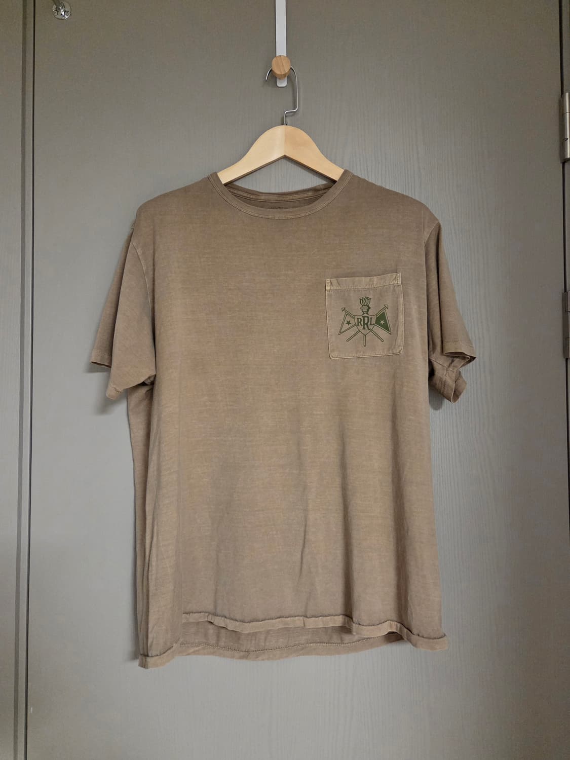 RRL 가먼트 다이 저지 그래픽 반팔 티셔츠 XL 상품이미지1