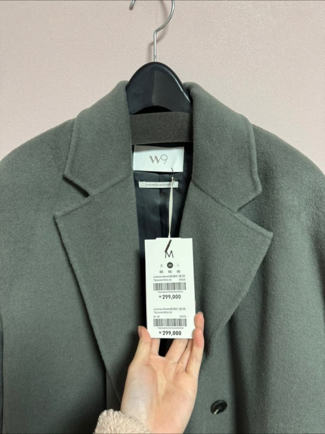 [W9] 캐시미어 핸드메이드 더블코트 상품이미지1