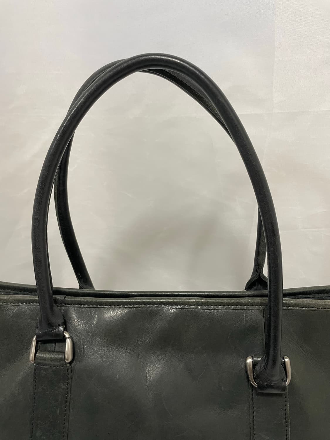 [OS] 엘엘빈 레더 라지 토트백 블랙 상품이미지2