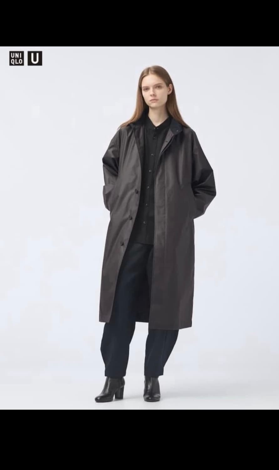 유니클로 u 코팅 롱 코트 상품이미지2