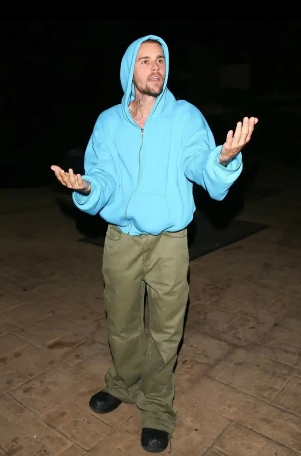 (XL)skylrk 후드집업 블루 새상품 상품이미지5