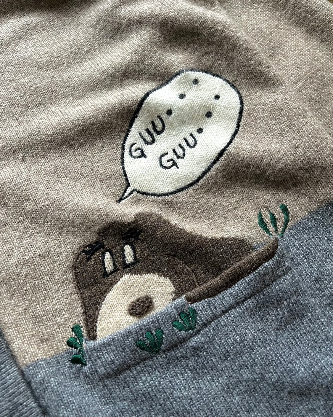 80-90s Italian Lambs Wool Knit Cardigan 상품이미지6