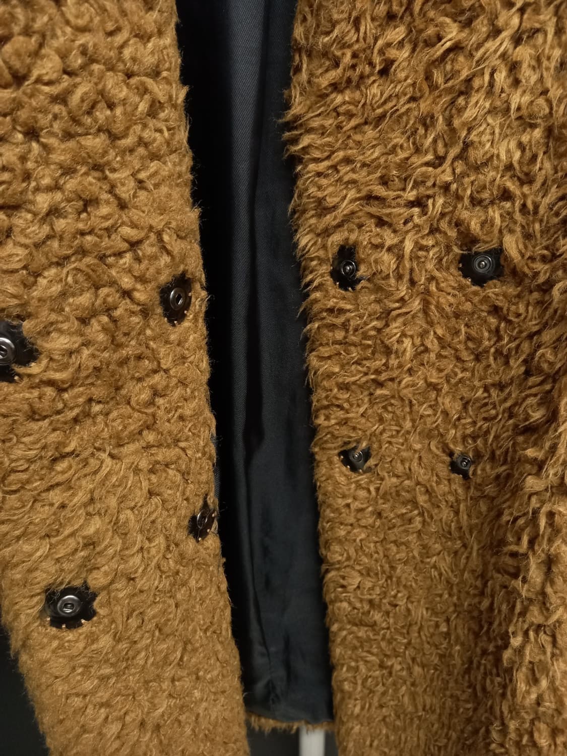 산드로 테디베어 부클 비숑 롱 코트 55 상품이미지8