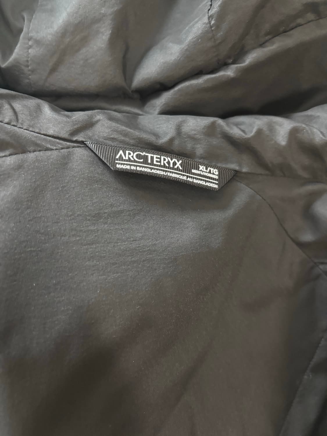 24fw 아크테릭스 아톰 후디 블랙 xl 상품이미지4