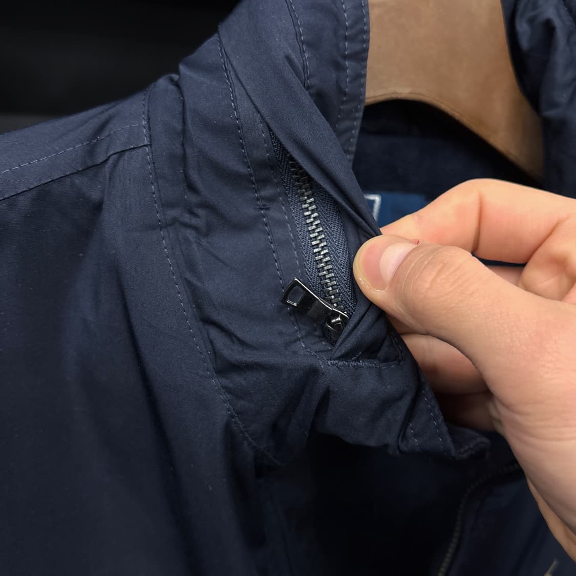 90s 폴로 랄프로렌 플리스 라이닝 페리자켓 샴페인 포니 N624 상품이미지6