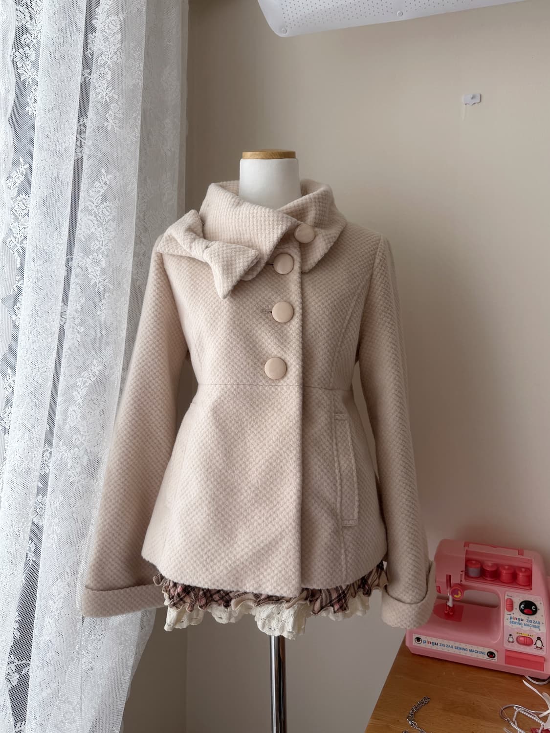 로디스포토 리본 코트 리즈리사 오네히메 라떼갸루 빈티지 상품이미지1