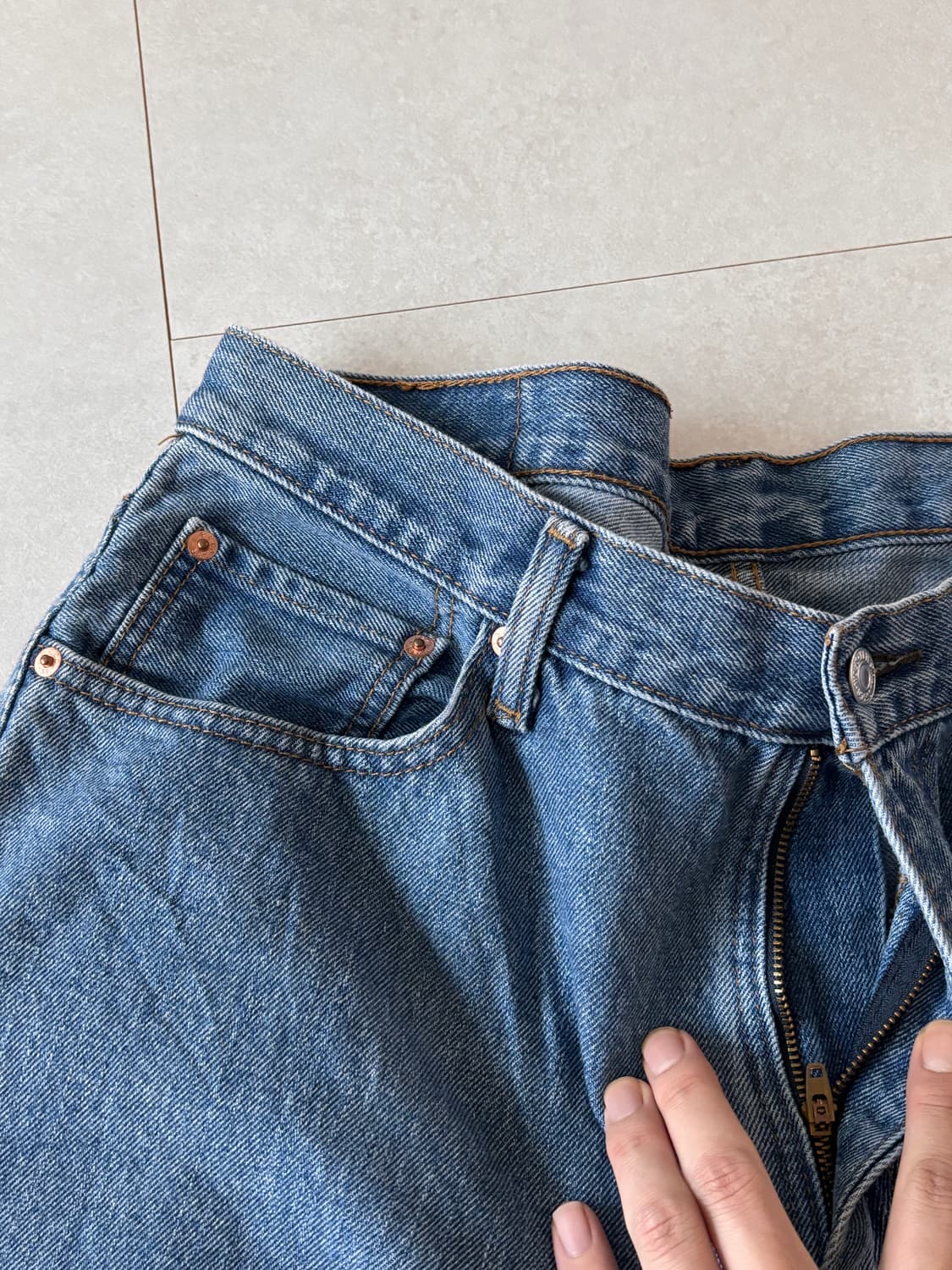 리바이스 550 데님팬츠 / 36×34 / Made in Lesotho  상품이미지4