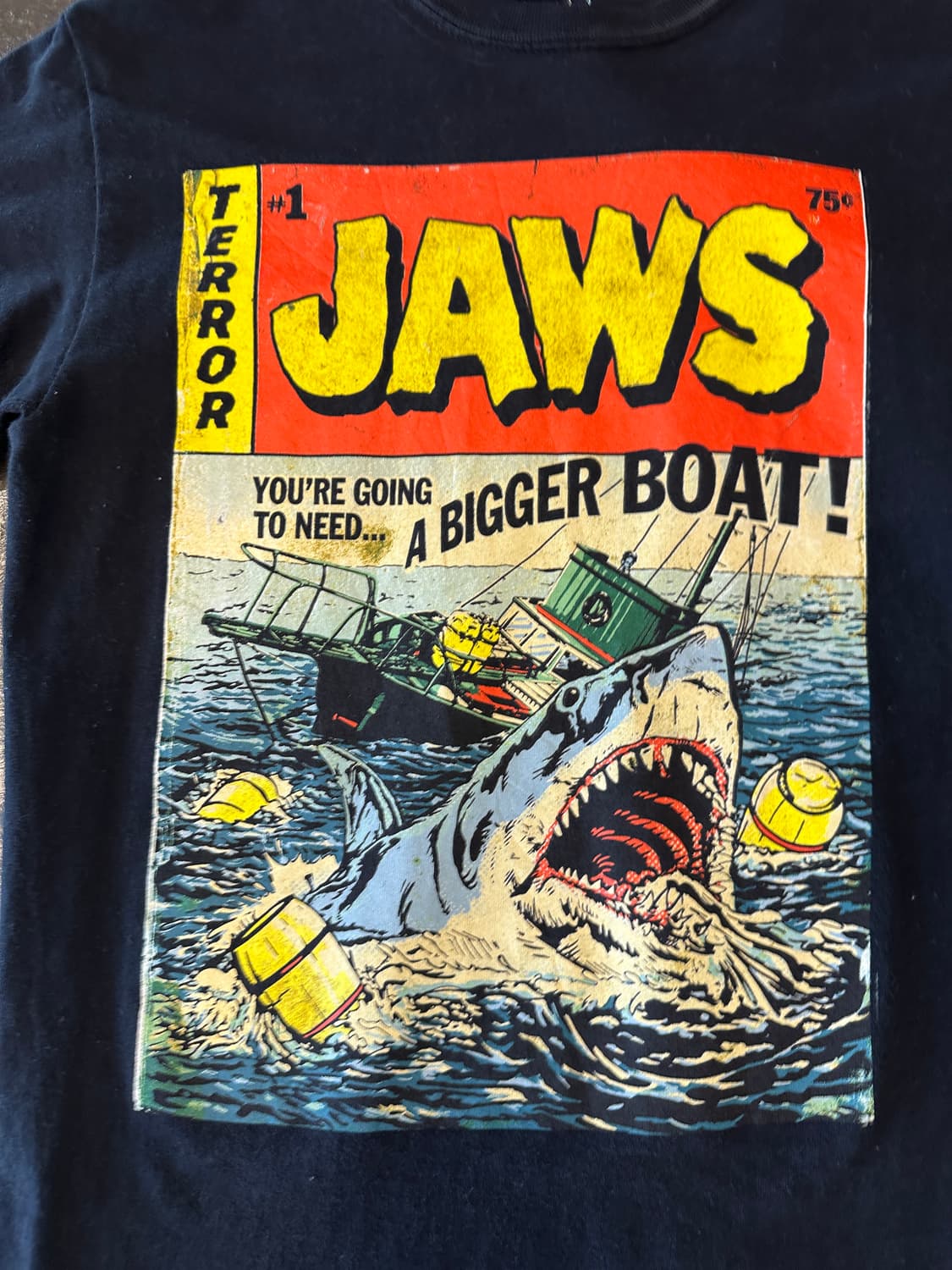 Jaws 죠스 프린팅 반팔티 S 상품이미지3