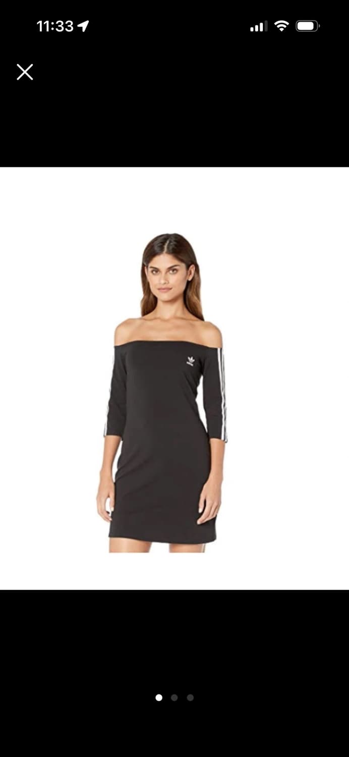 아디다스 오프숄더 미니 드레스 상품이미지1