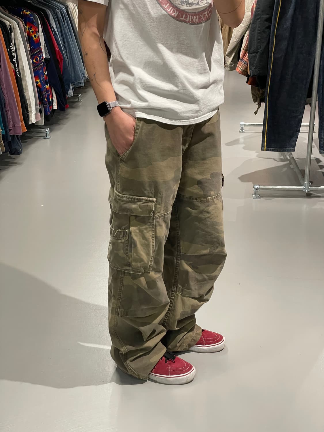 빈티지 카모플라주 카고 팬츠  상품이미지2