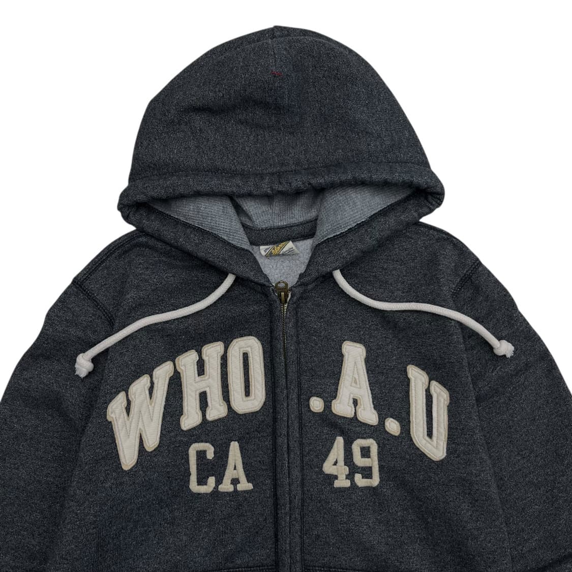 후아유 센터로고 딥그레이 후드집업 M 상품이미지4