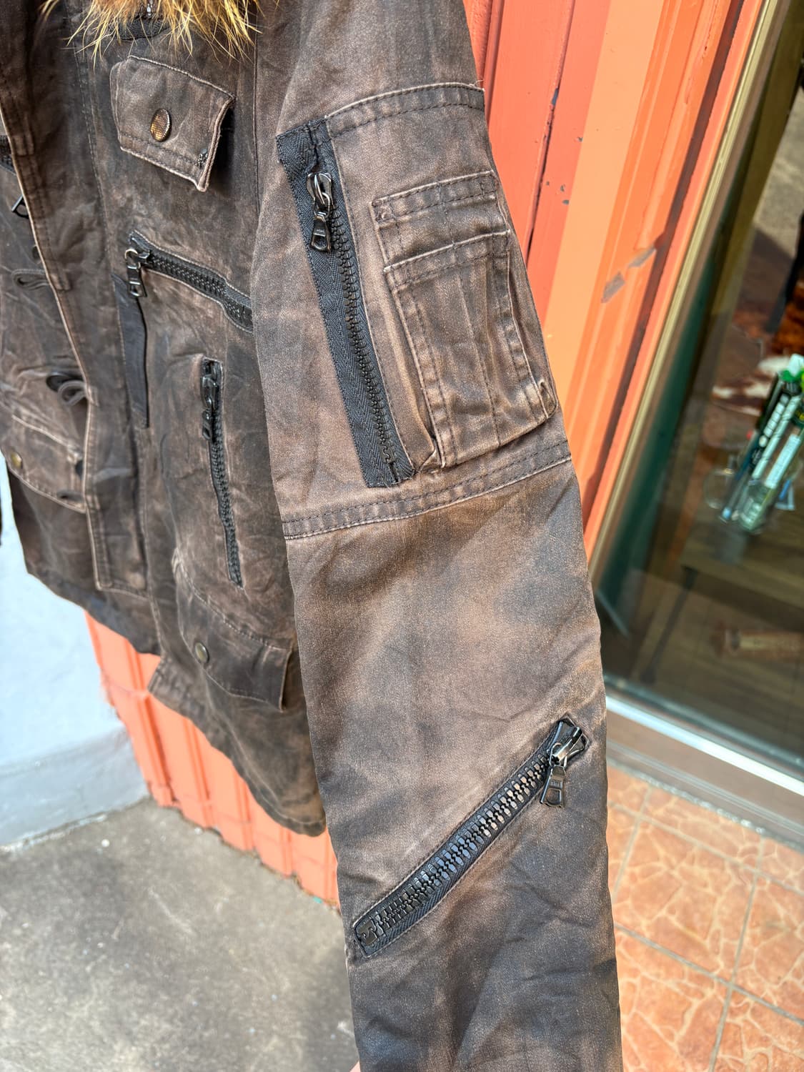 Roen 라쿤 퍼 자켓 상품이미지5