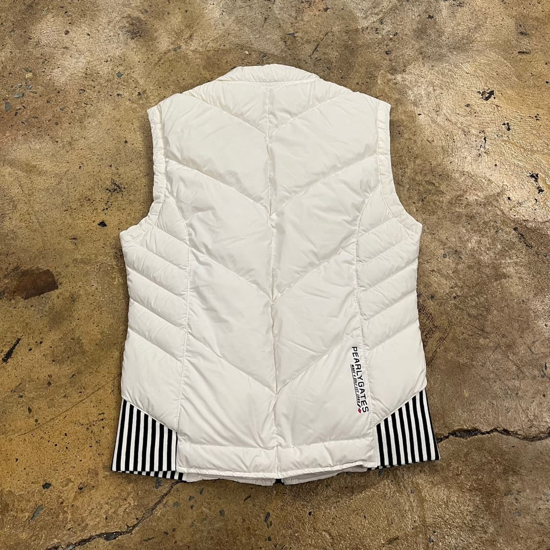 [정품/1사이즈] 파리게이츠 여성 경량 화이트 패딩 조끼 b17 상품이미지3