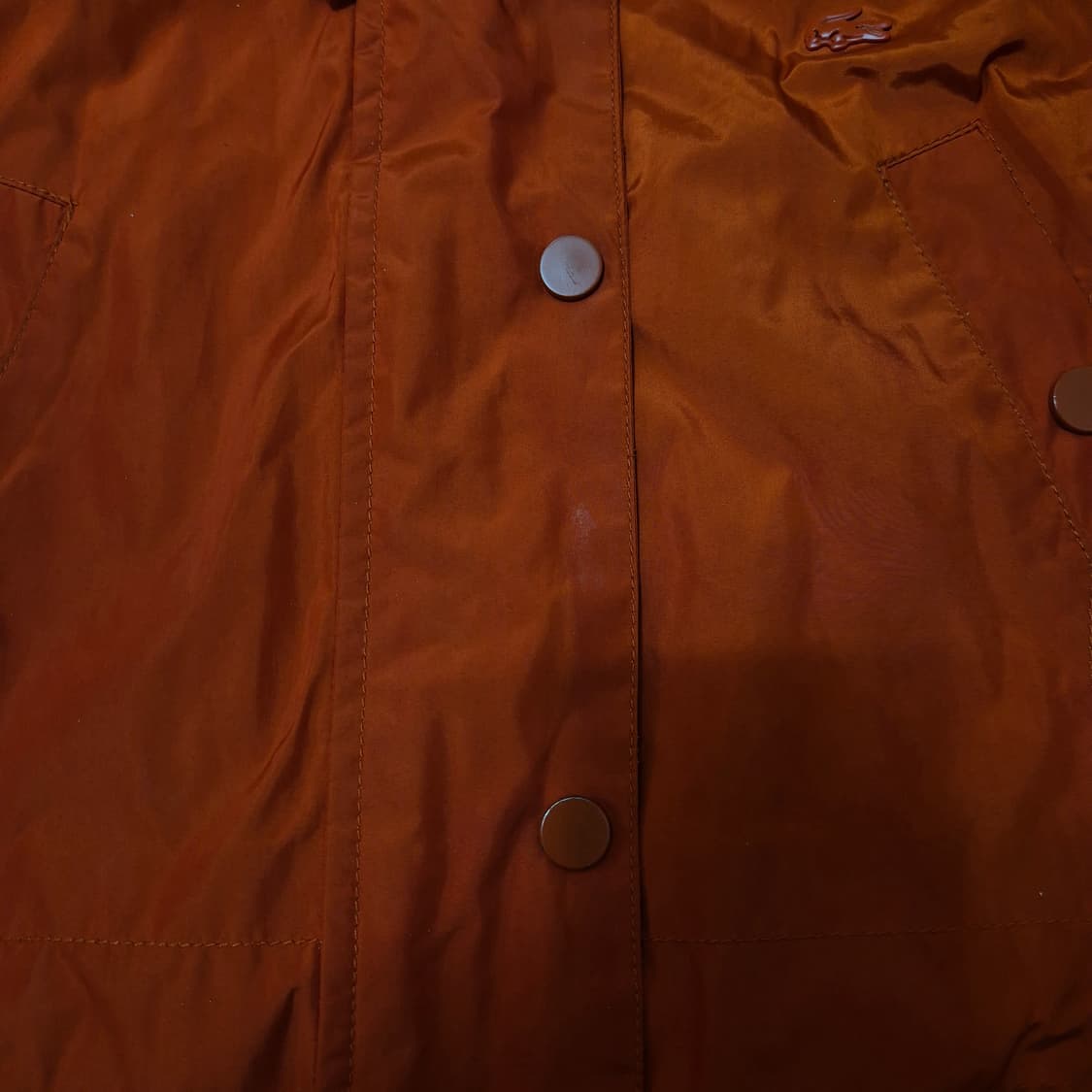 라코스테 여성 로고 후드 바람막이 자켓 (38) 상품이미지4