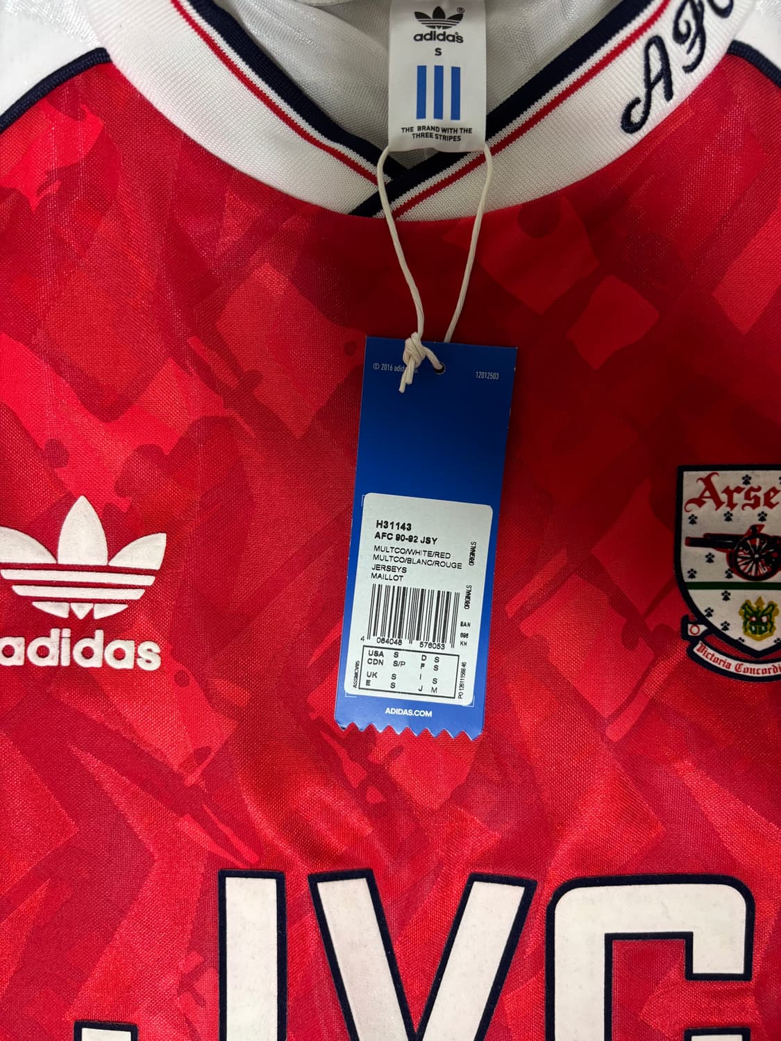 아스날 90-92 정식 레트로 유니폼 상품이미지3