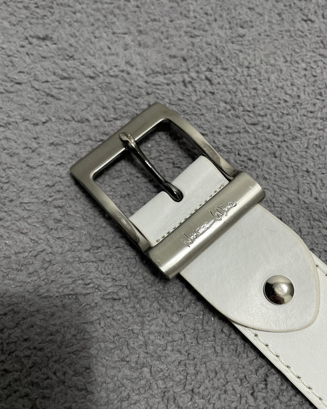Number (N)ine White Leather Belt 상품이미지2