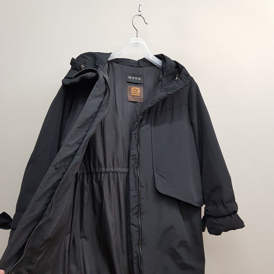 한섬 마인 2021 Olmetex 원단 후드 구스 패딩 82-94-160 상품이미지5