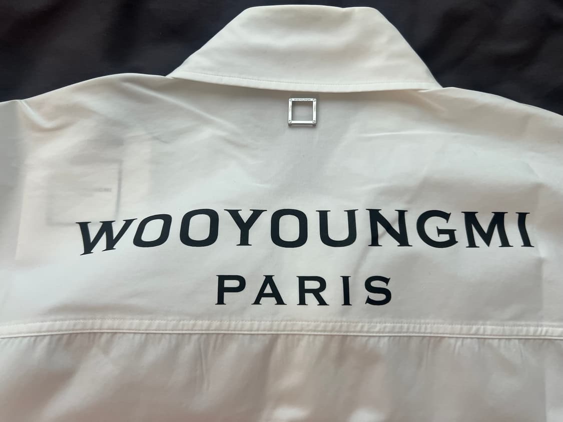 [상태좋음] 우영미 백로고 숏슬리브 셔츠 48(100) 상품이미지10